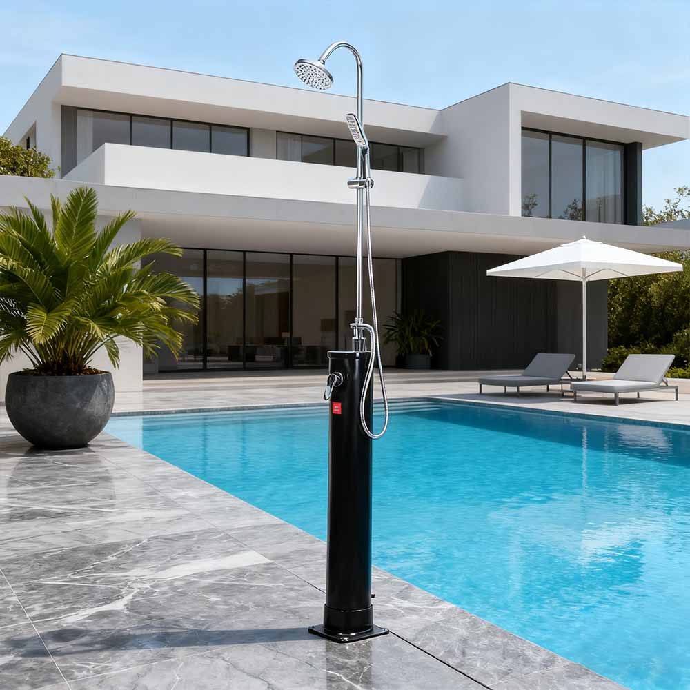 LY18L04 18L Swimming Pool Garden Beach Outdoor Pool Solar Shower with Square Hand