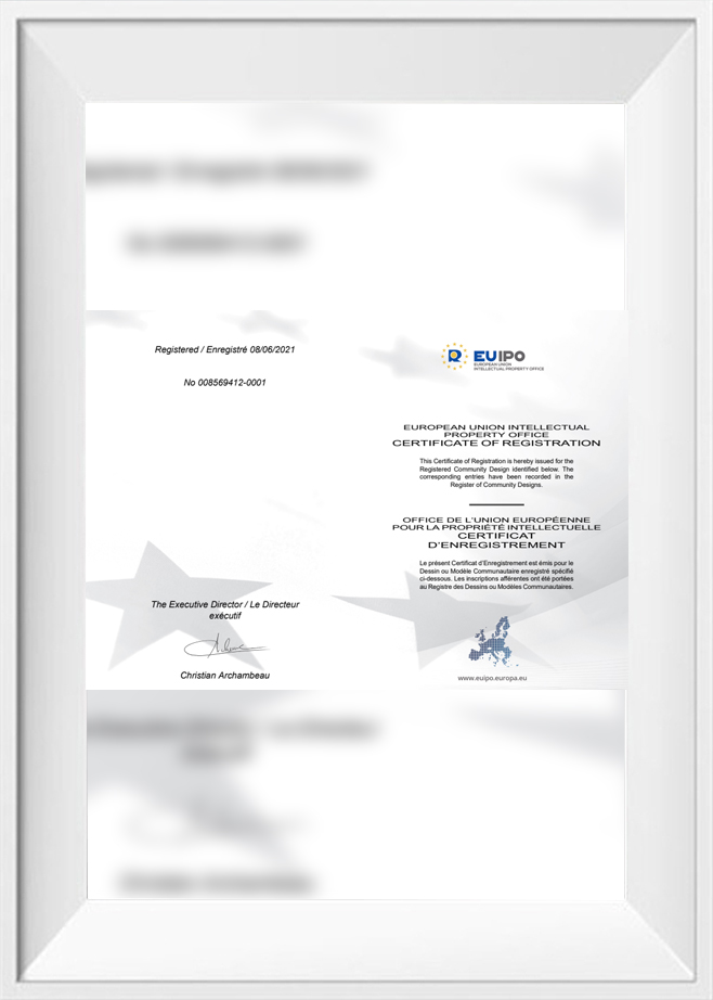 EU Design Certificate